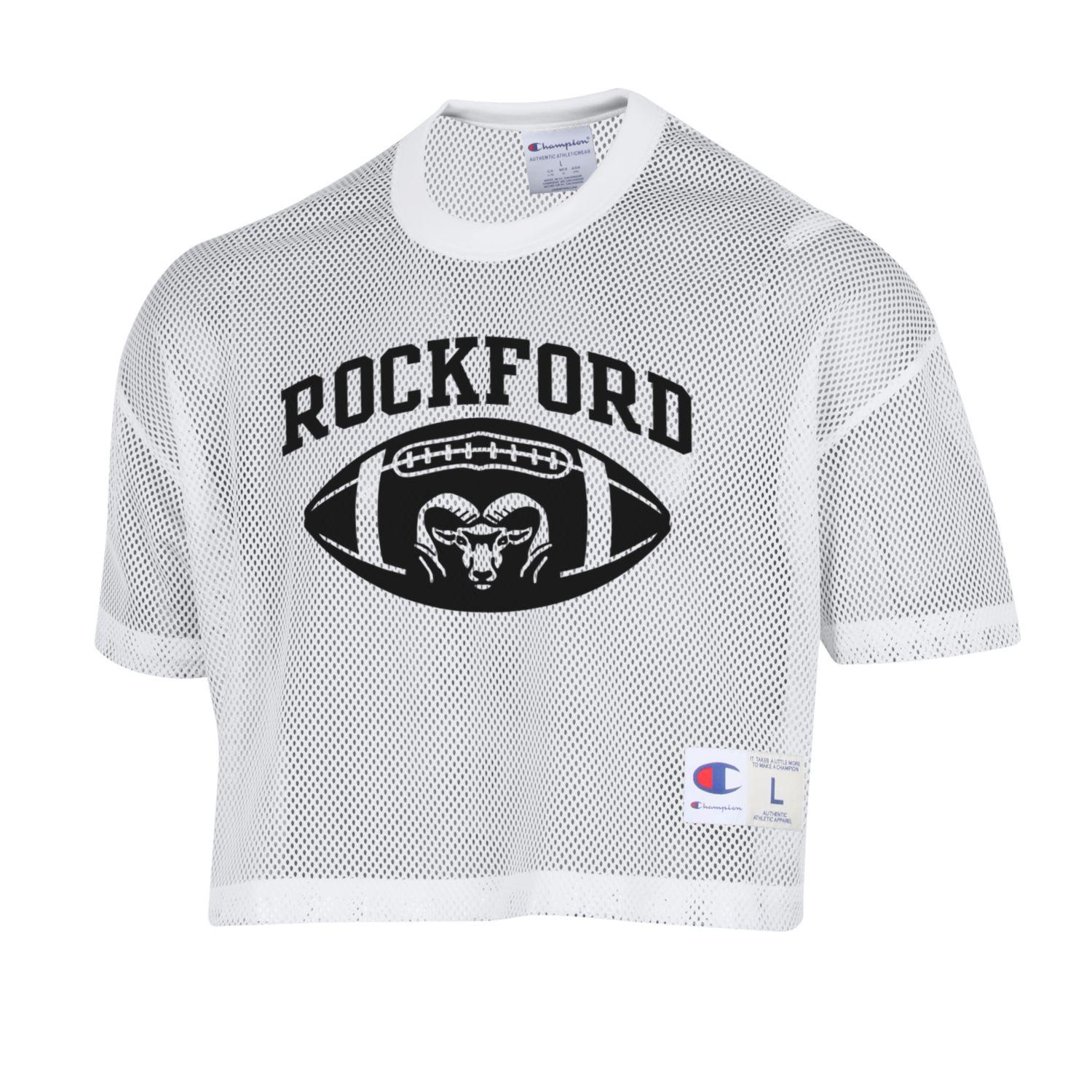 DeRuaAndDotDesigns Youth Rockford Rams T-Shirt - Athletic Grey Heather